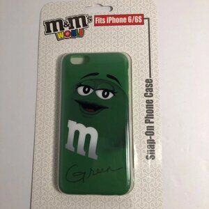 iPhone 6/6S Cell Phone Case M&M Collectible Official Product Green M&M New